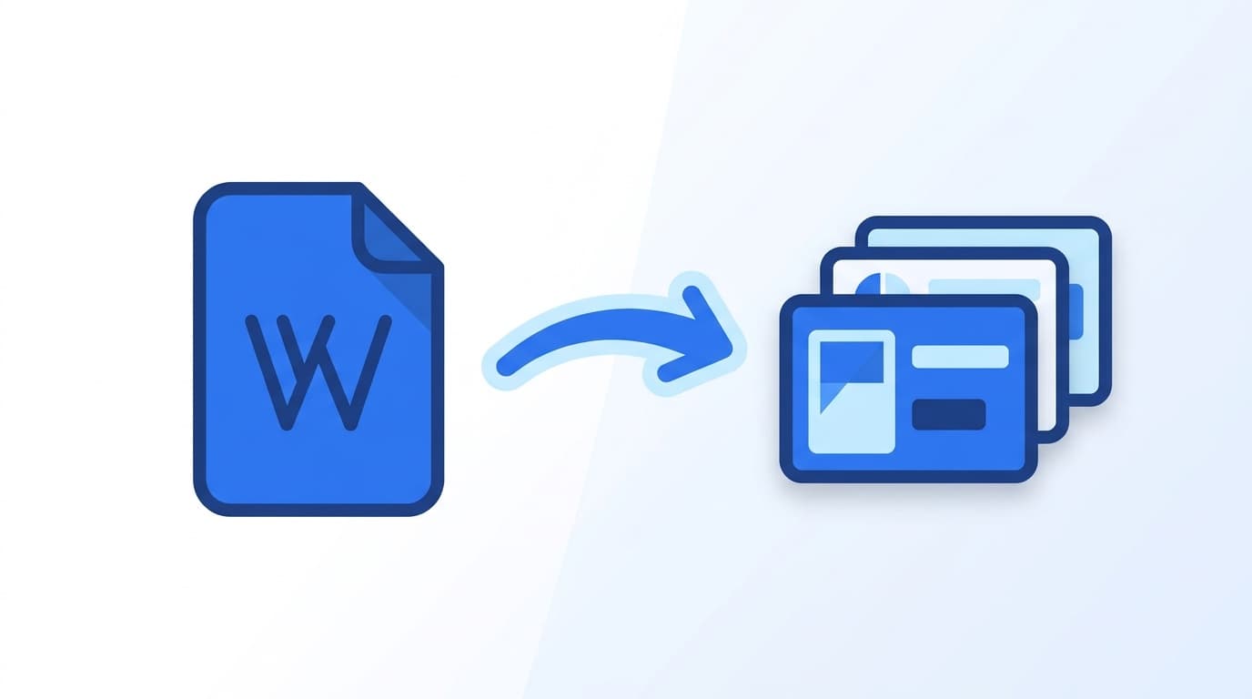 Convertir un document Word en PowerPoint sans tout remettre en forme